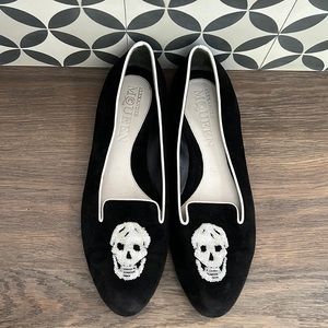 Alexander McQueen skull loafers